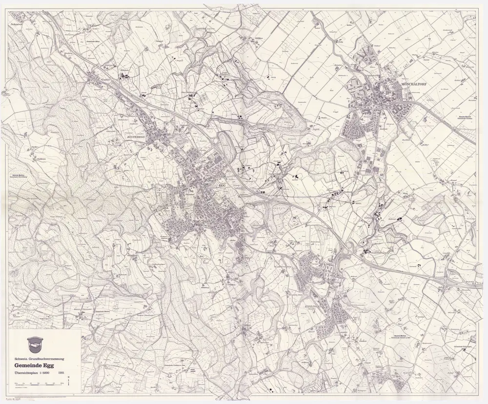 Voorbeeld van de oude kaart