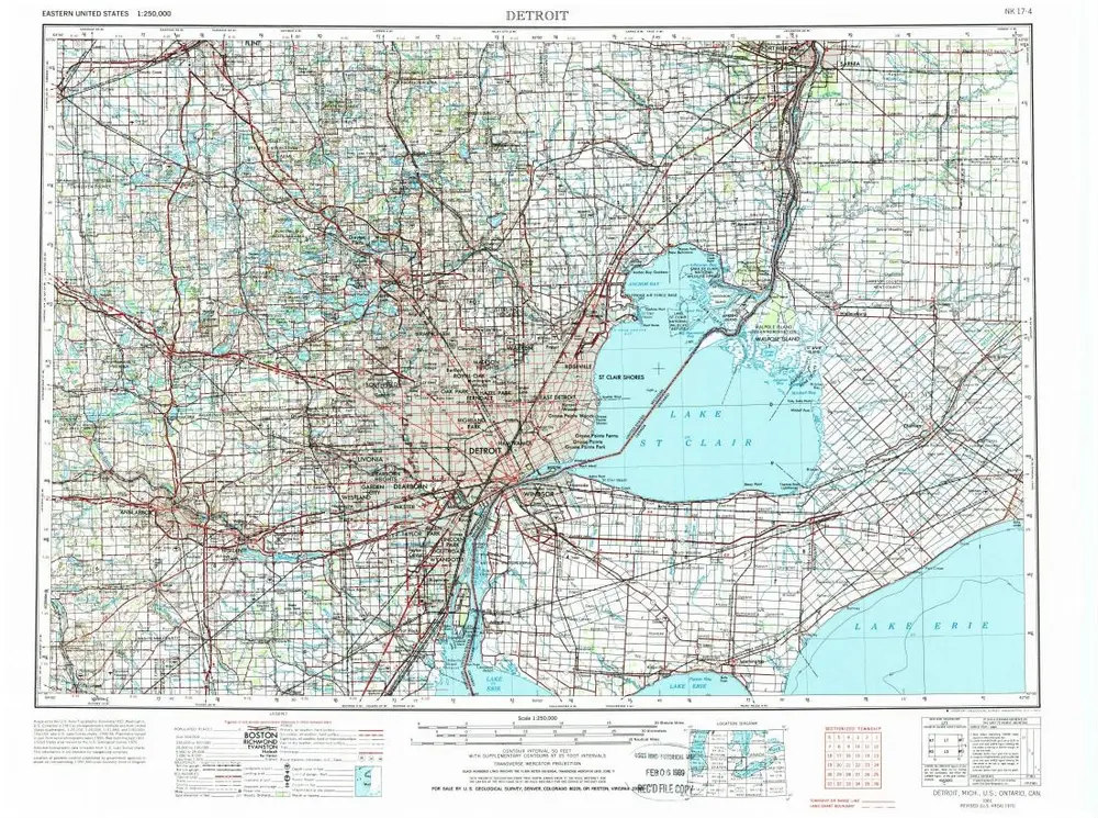 Voorbeeld van de oude kaart