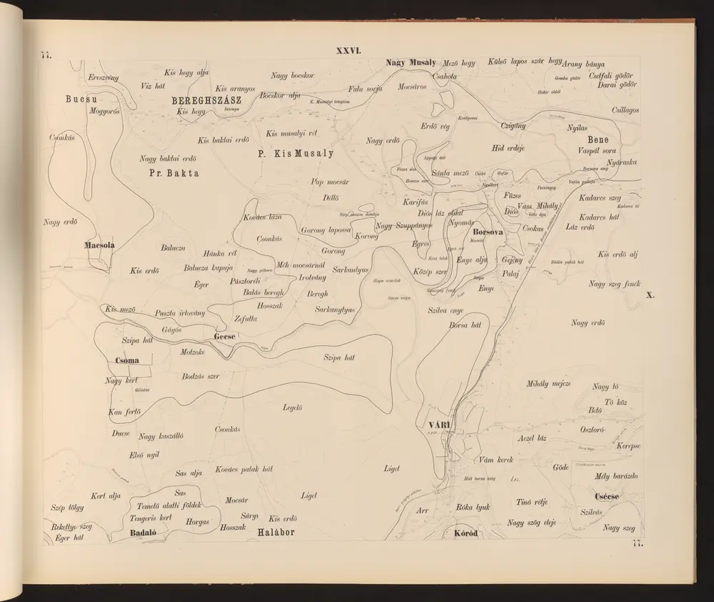 Aperçu de l'ancienne carte