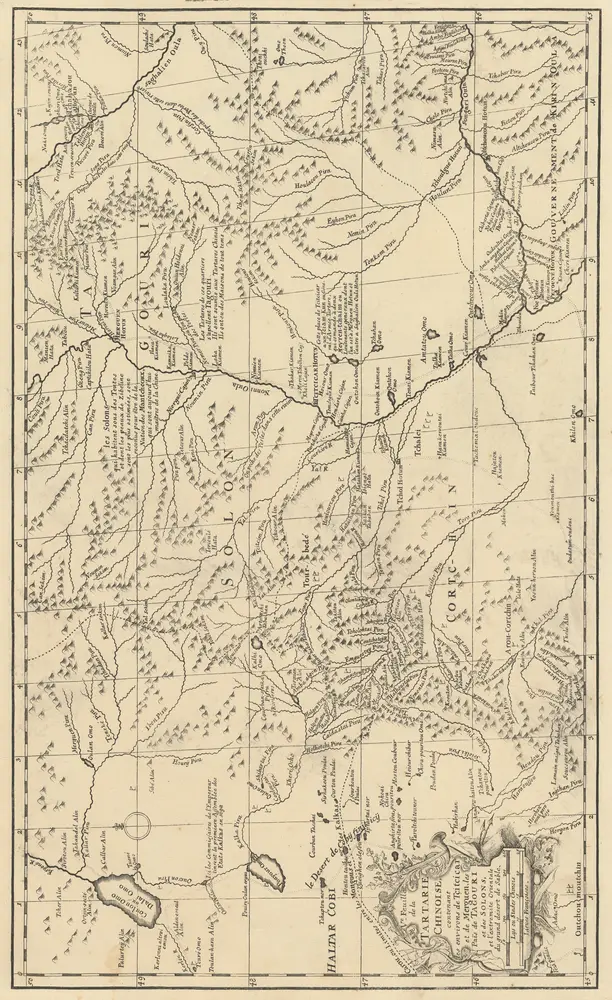 Voorbeeld van de oude kaart