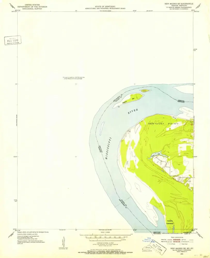 Voorbeeld van de oude kaart