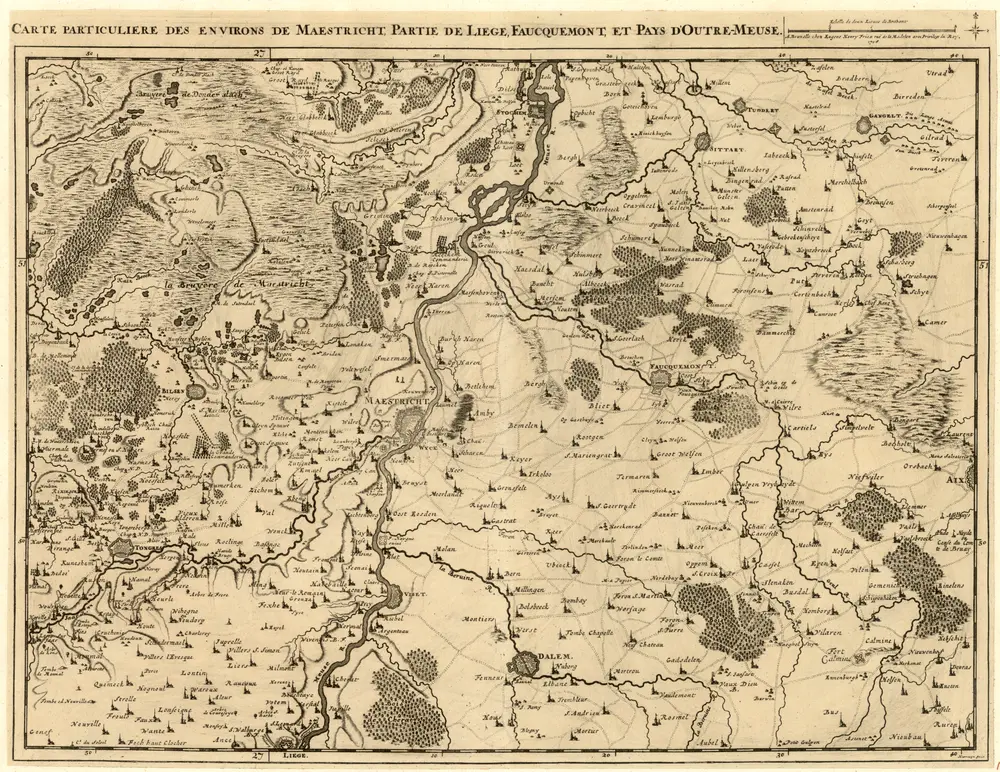 Voorbeeld van de oude kaart