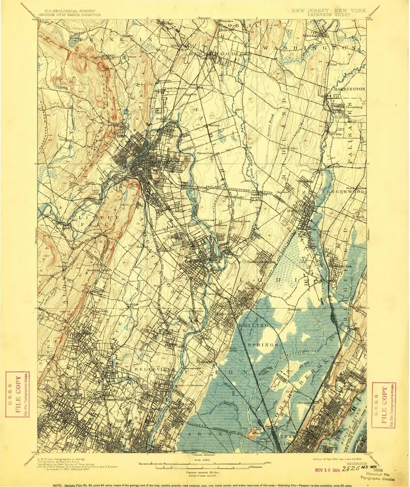 Voorbeeld van de oude kaart