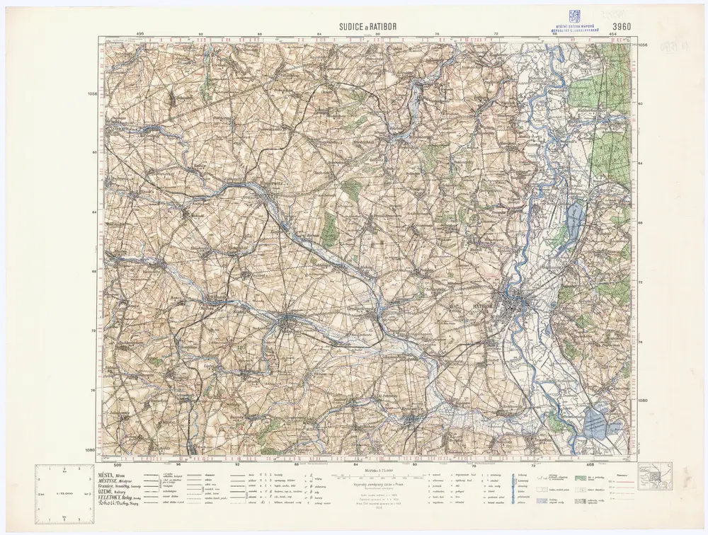 Voorbeeld van de oude kaart