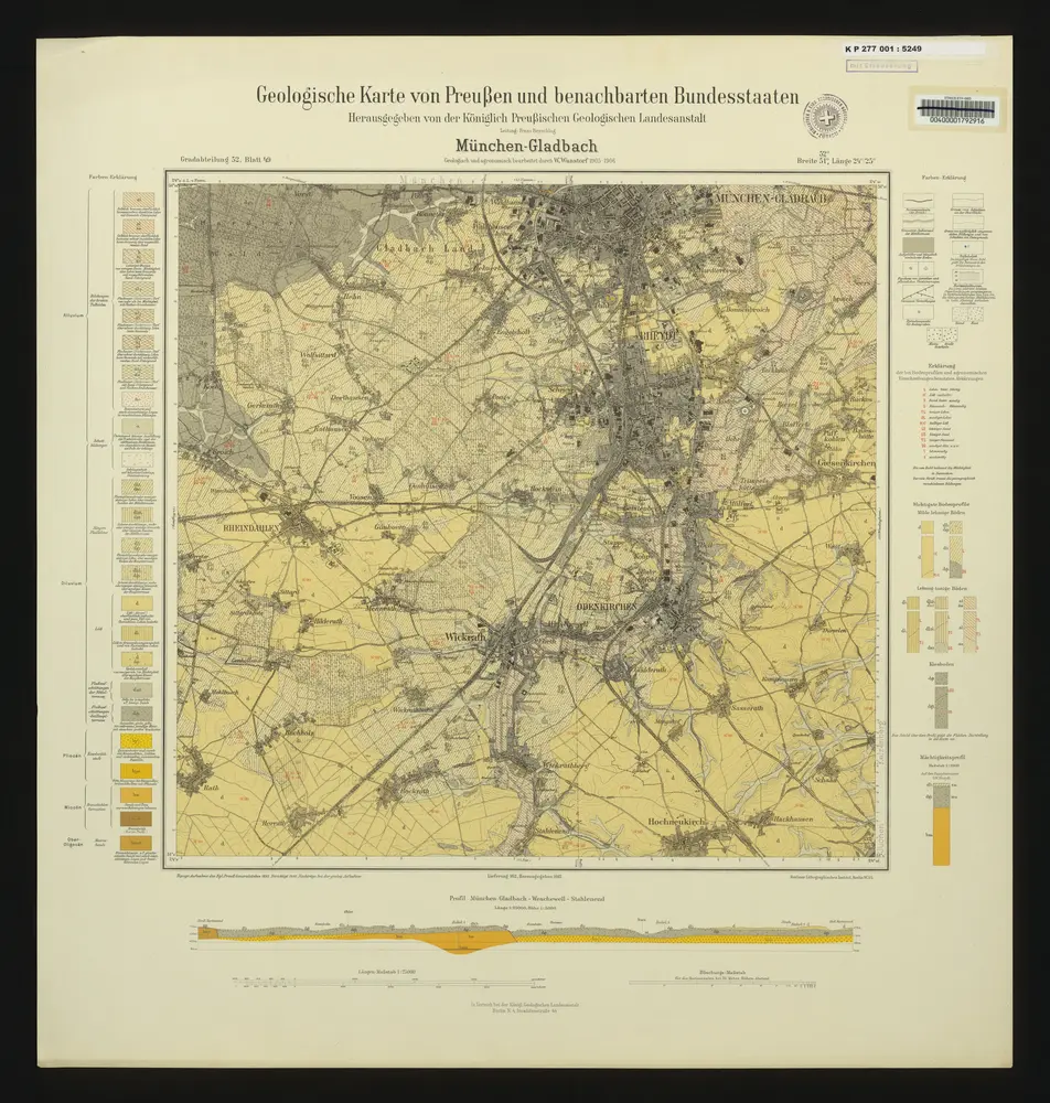 Voorbeeld van de oude kaart