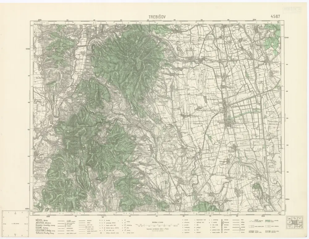 Voorbeeld van de oude kaart