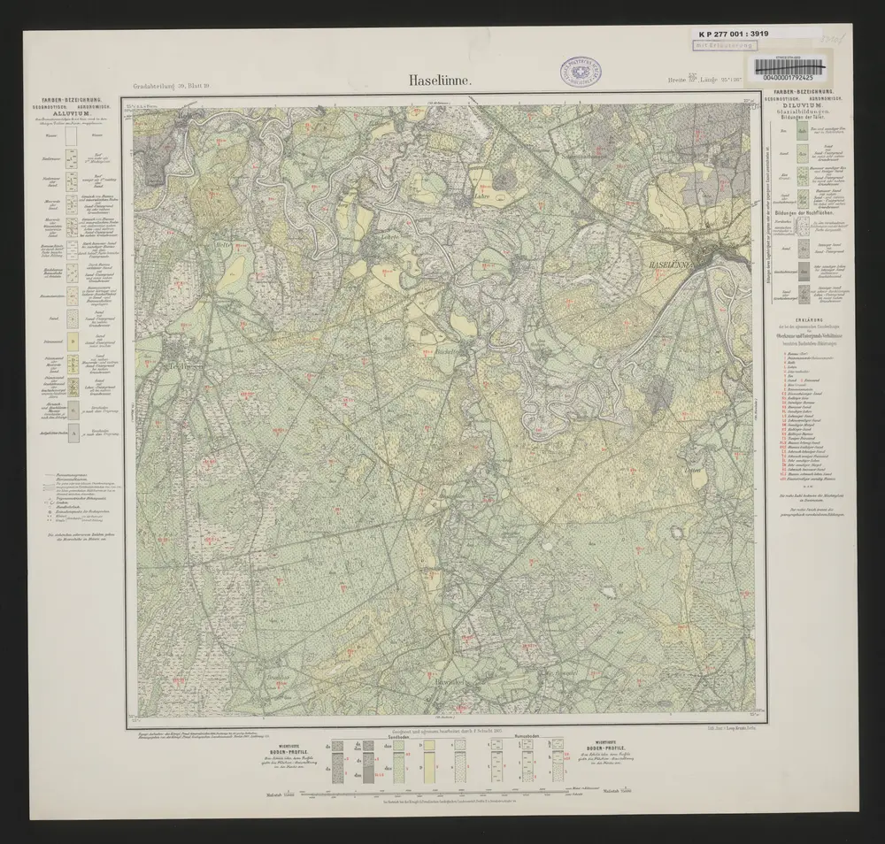 Voorbeeld van de oude kaart