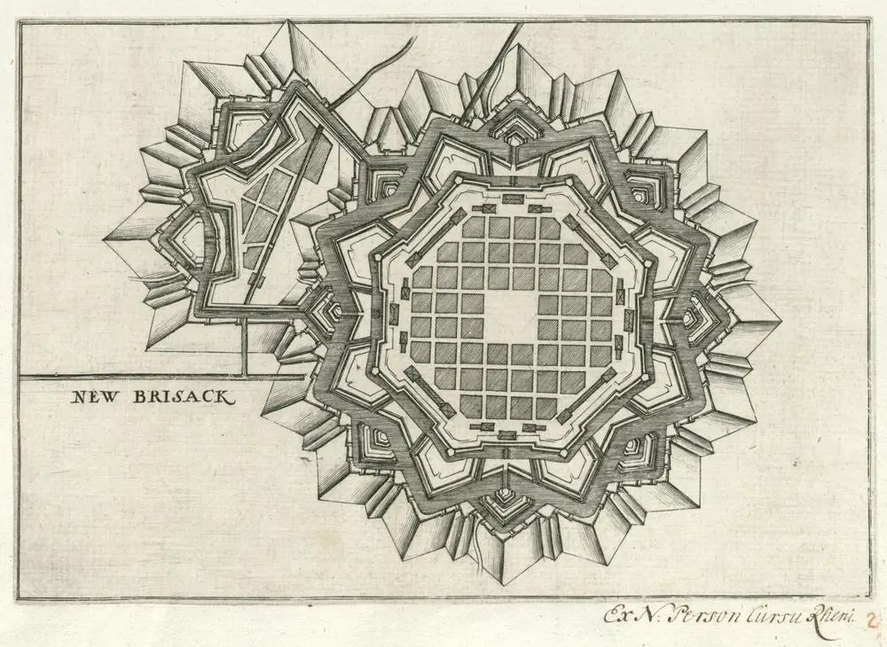 Voorbeeld van de oude kaart