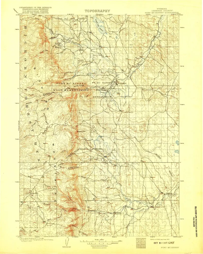 Aperçu de l'ancienne carte