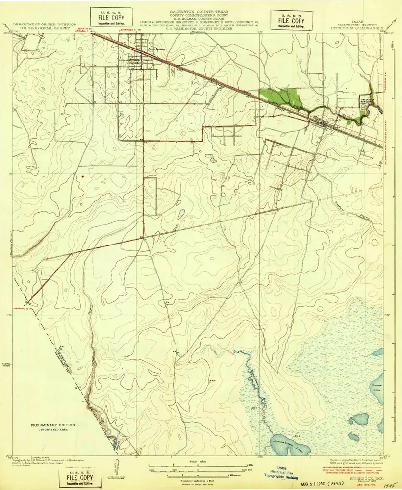 Aperçu de l'ancienne carte