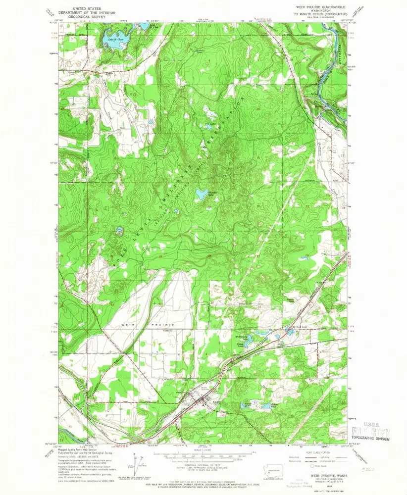 Voorbeeld van de oude kaart