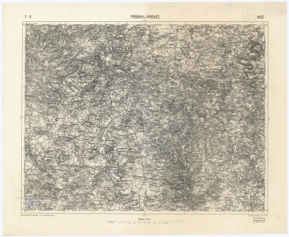 Voorbeeld van de oude kaart