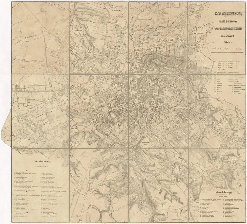 Voorbeeld van de oude kaart