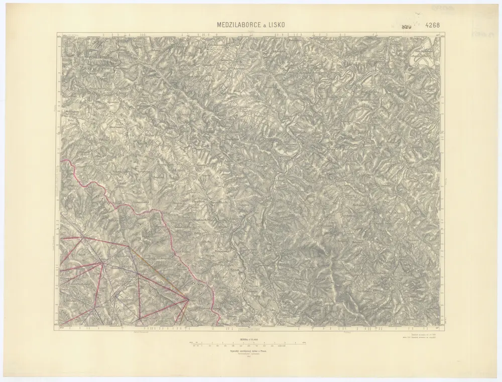 Voorbeeld van de oude kaart