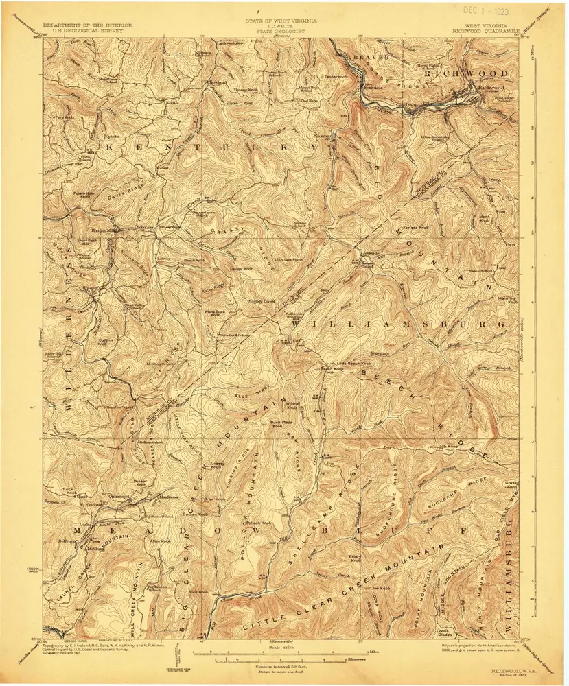 Aperçu de l'ancienne carte