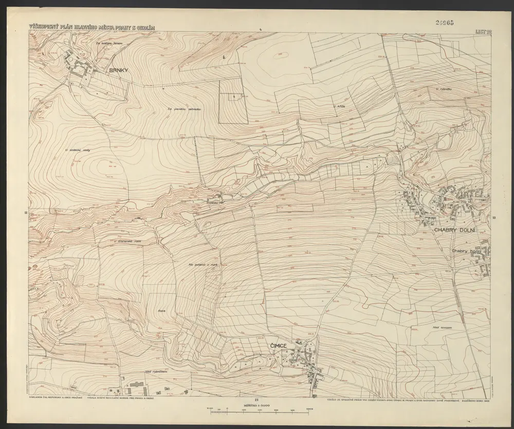 Voorbeeld van de oude kaart