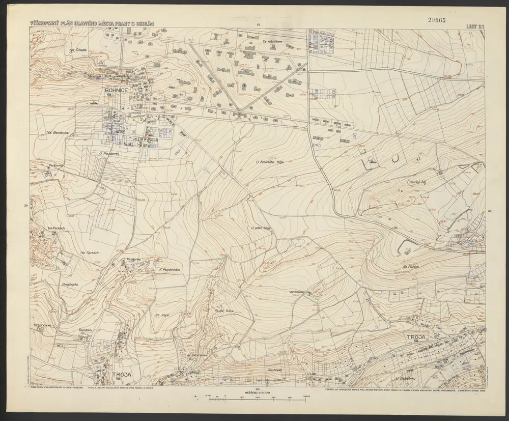 Voorbeeld van de oude kaart