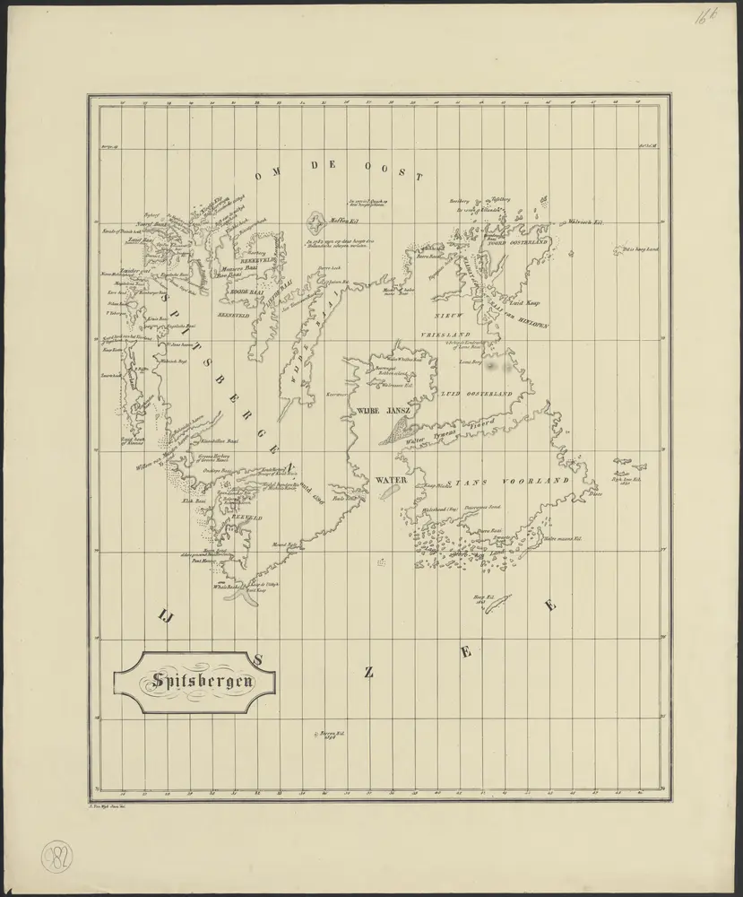 Voorbeeld van de oude kaart