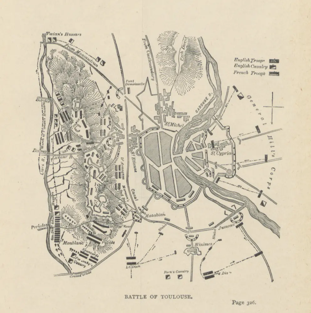 Voorbeeld van de oude kaart