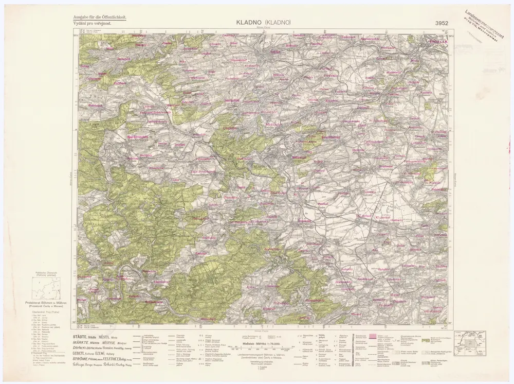 Voorbeeld van de oude kaart