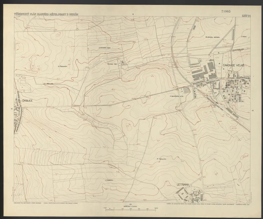 Voorbeeld van de oude kaart