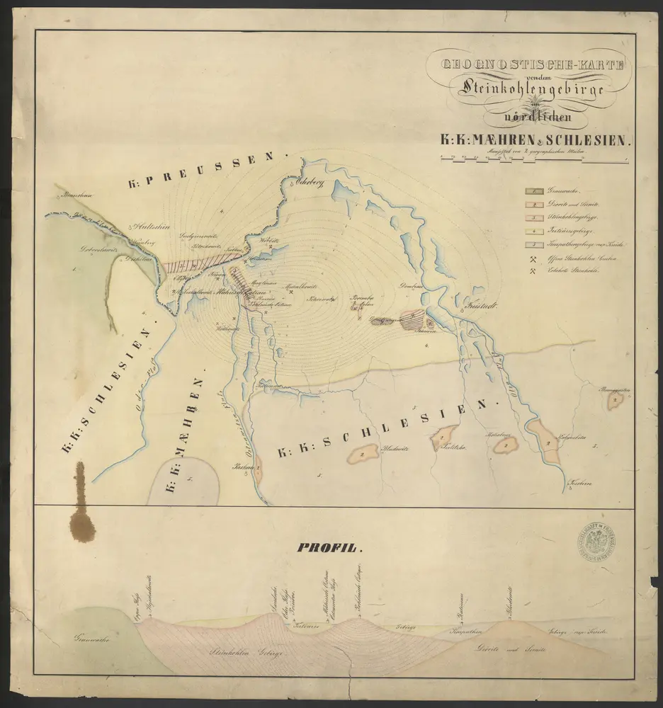 Voorbeeld van de oude kaart