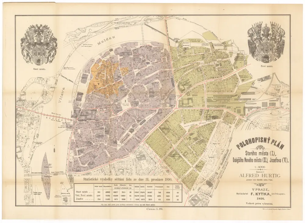 Voorbeeld van de oude kaart