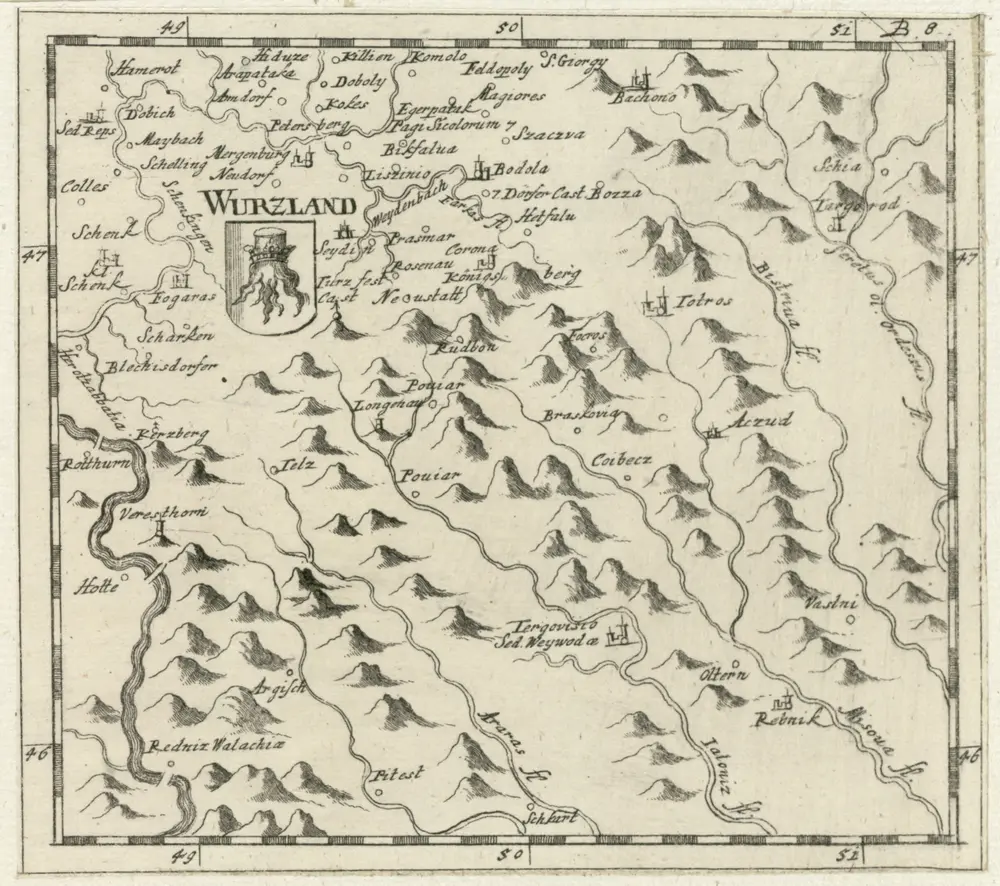 Anteprima della vecchia mappa