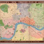 Bauerkeller's New Embossed Plan of London and its Environs 1841.