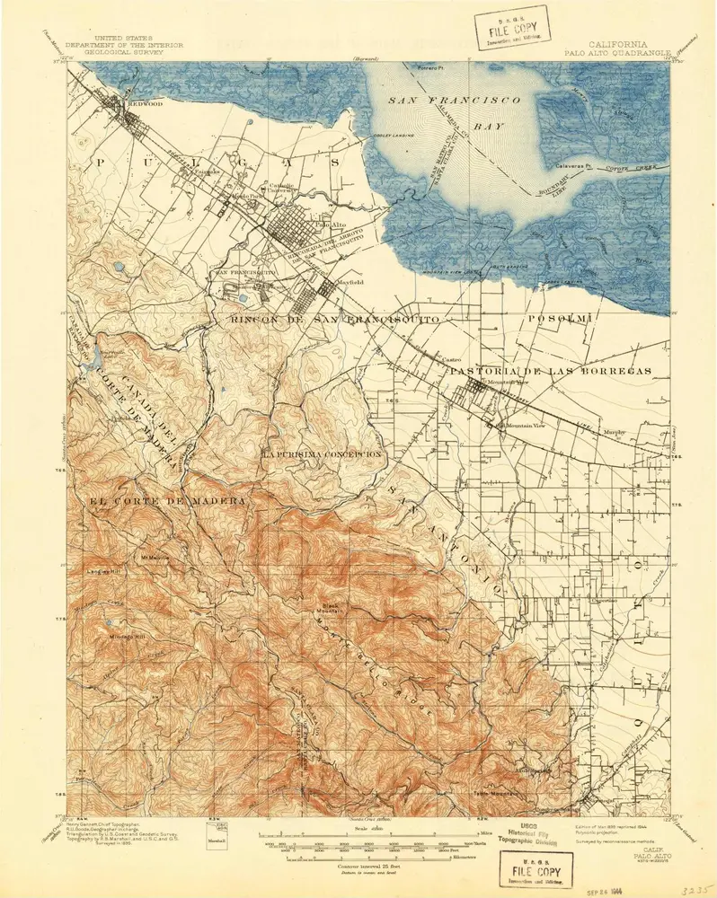 Aperçu de l'ancienne carte