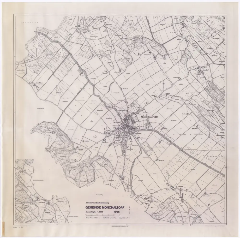 Voorbeeld van de oude kaart