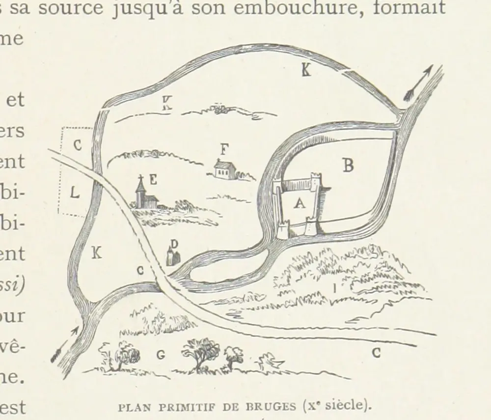 Voorbeeld van de oude kaart