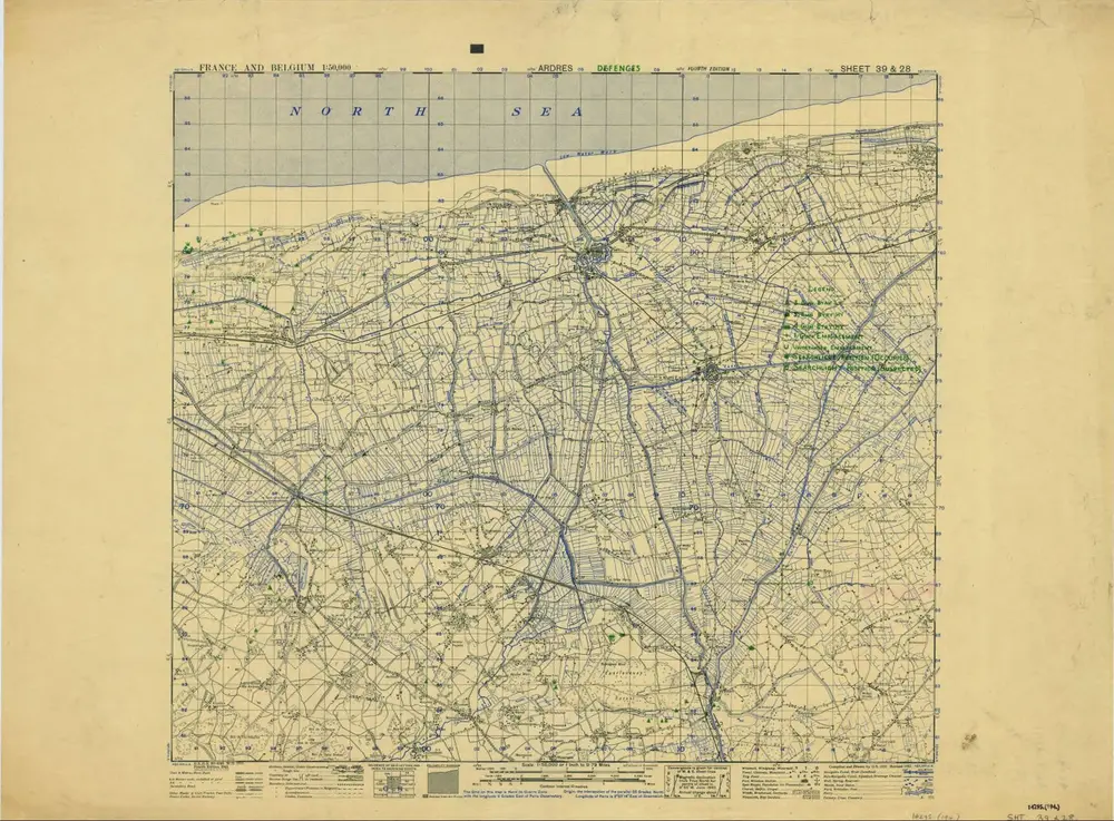 Voorbeeld van de oude kaart