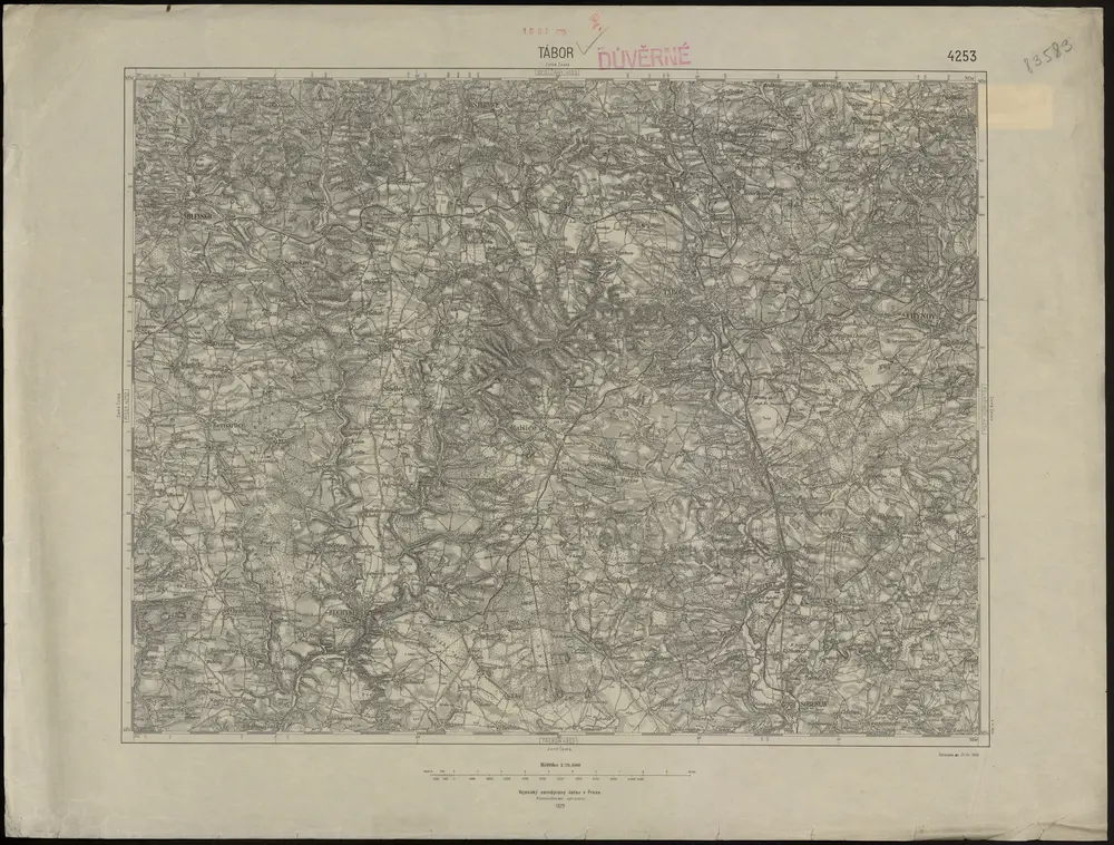 Voorbeeld van de oude kaart