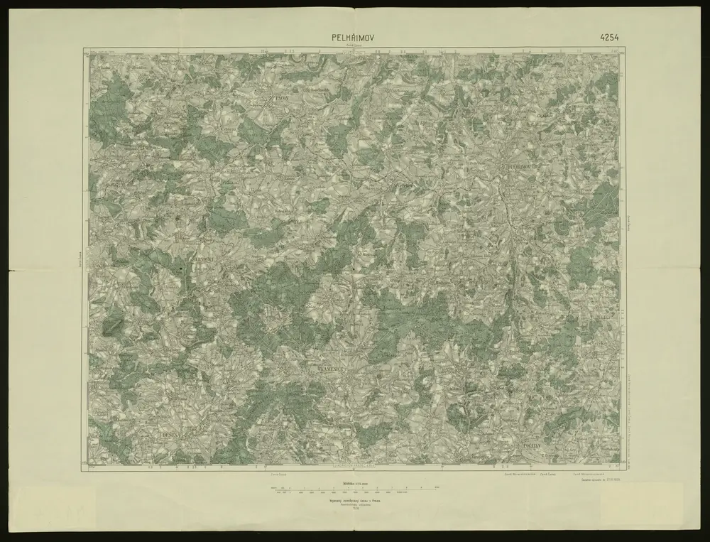 Voorbeeld van de oude kaart