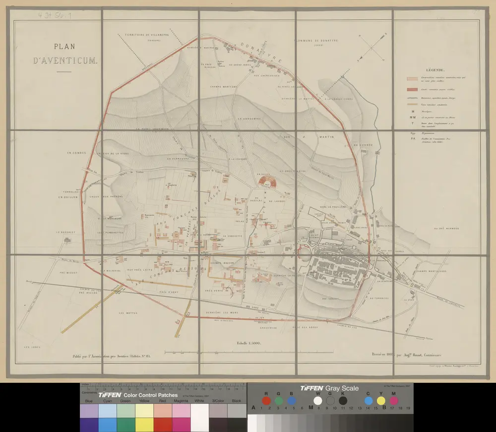 Voorbeeld van de oude kaart