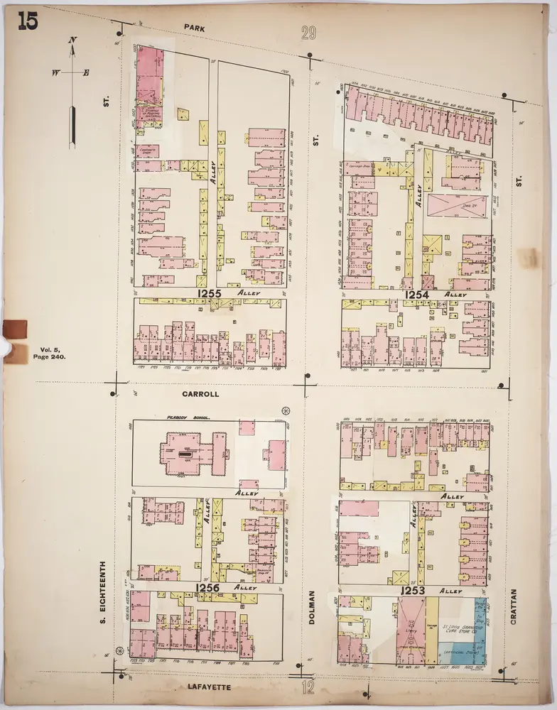 A. Whipple & Co.'s insurance map of St. Louis, Mo