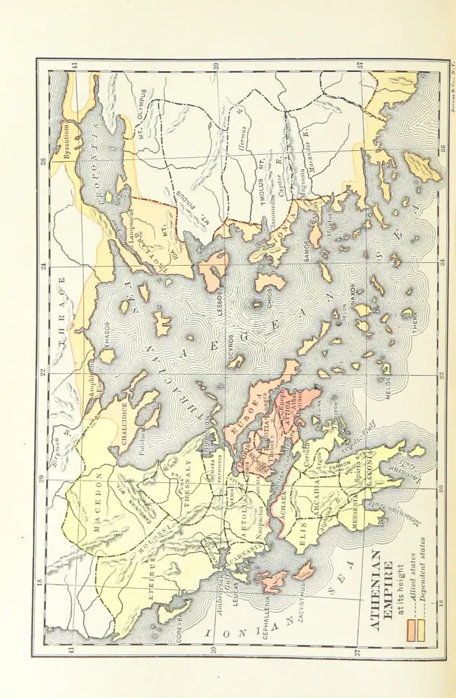 Voorbeeld van de oude kaart