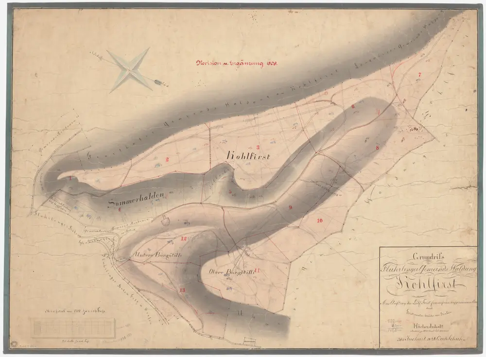 Voorbeeld van de oude kaart