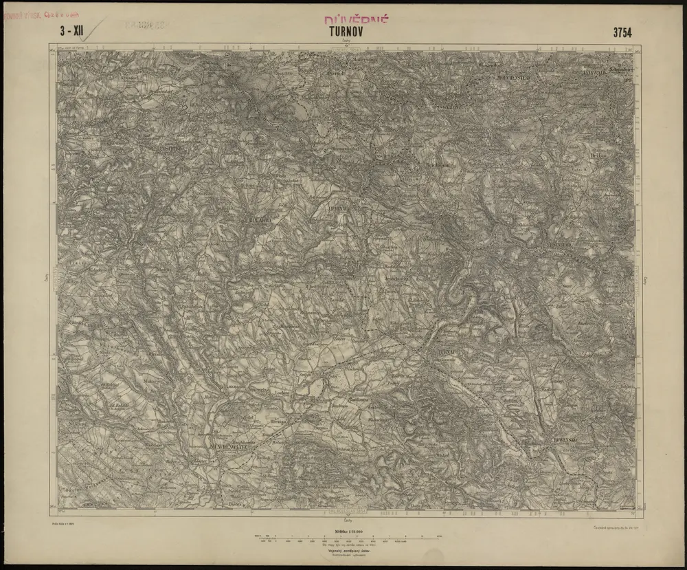 Voorbeeld van de oude kaart