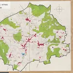 Voorbeeld van de oude kaart