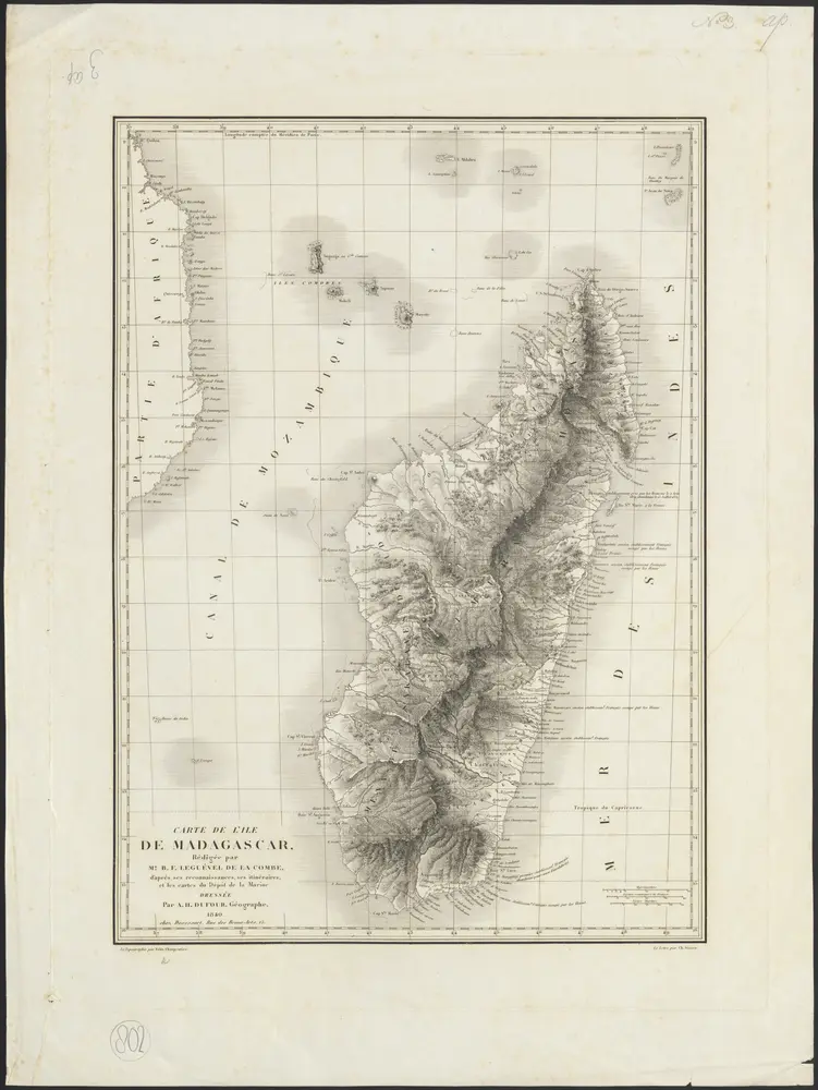 Voorbeeld van de oude kaart