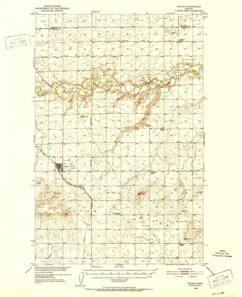 Aperçu de l'ancienne carte