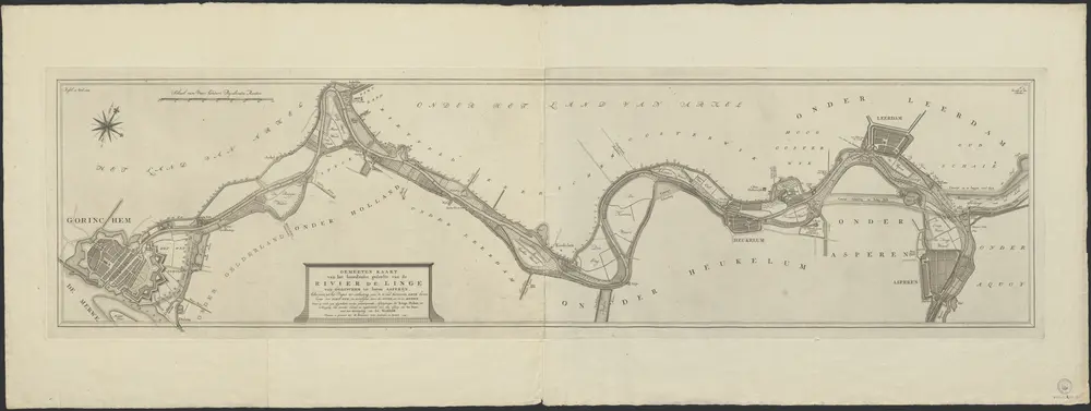 Voorbeeld van de oude kaart