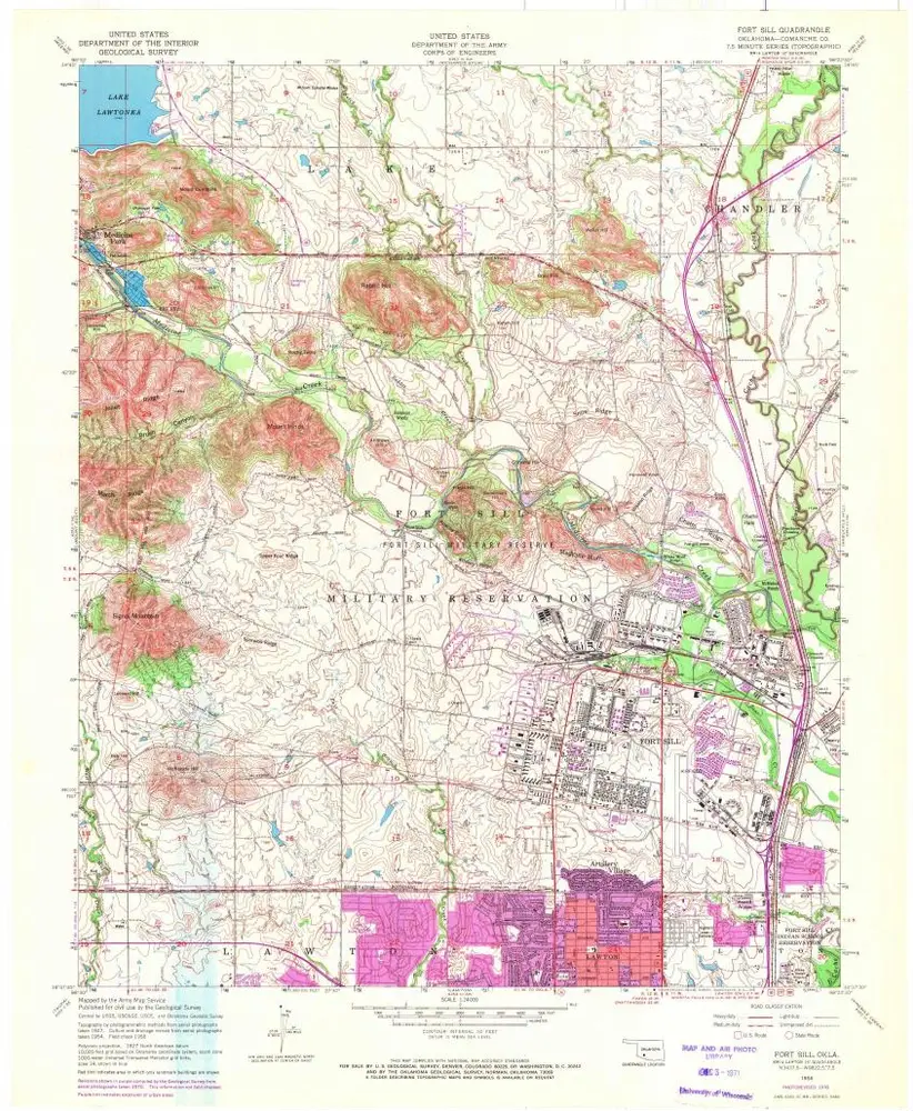 Voorbeeld van de oude kaart