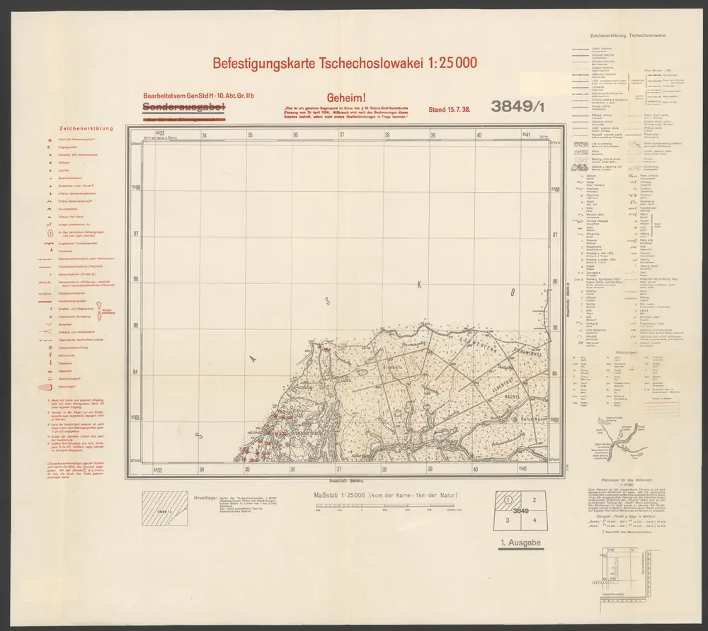 Aperçu de l'ancienne carte