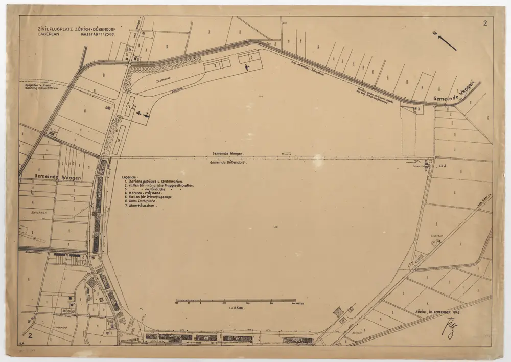 Voorbeeld van de oude kaart