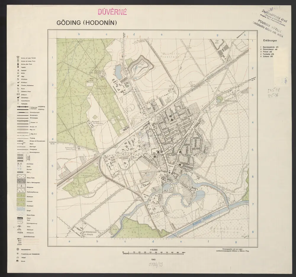 Voorbeeld van de oude kaart