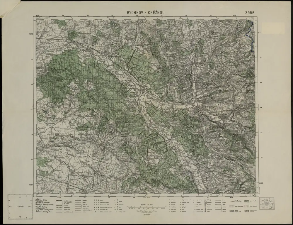 Voorbeeld van de oude kaart