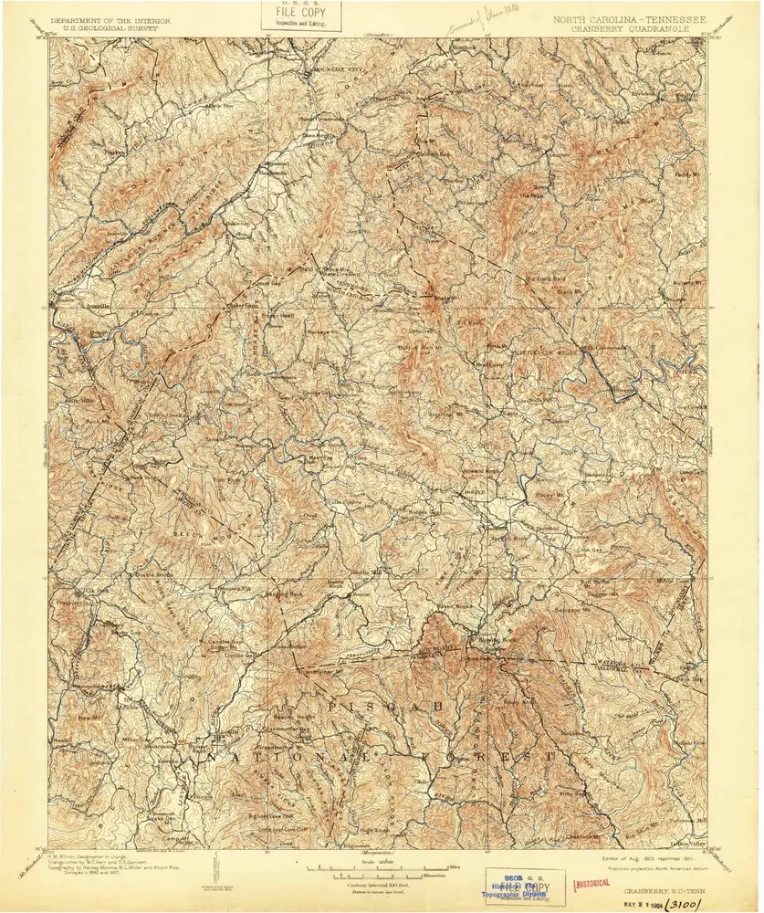 Aperçu de l'ancienne carte